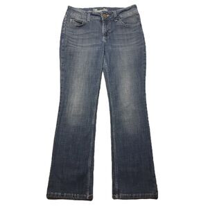 Wrangler Womens 7x30 (Fits 28x29.5) Jeans Bootcut Blue Denim Western Cowgirl